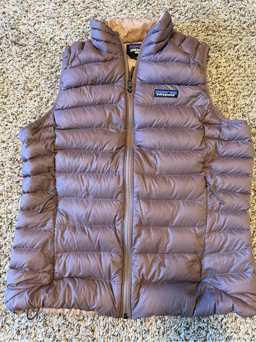 Patagonia Down Sweater Vest in Dusty Mauve